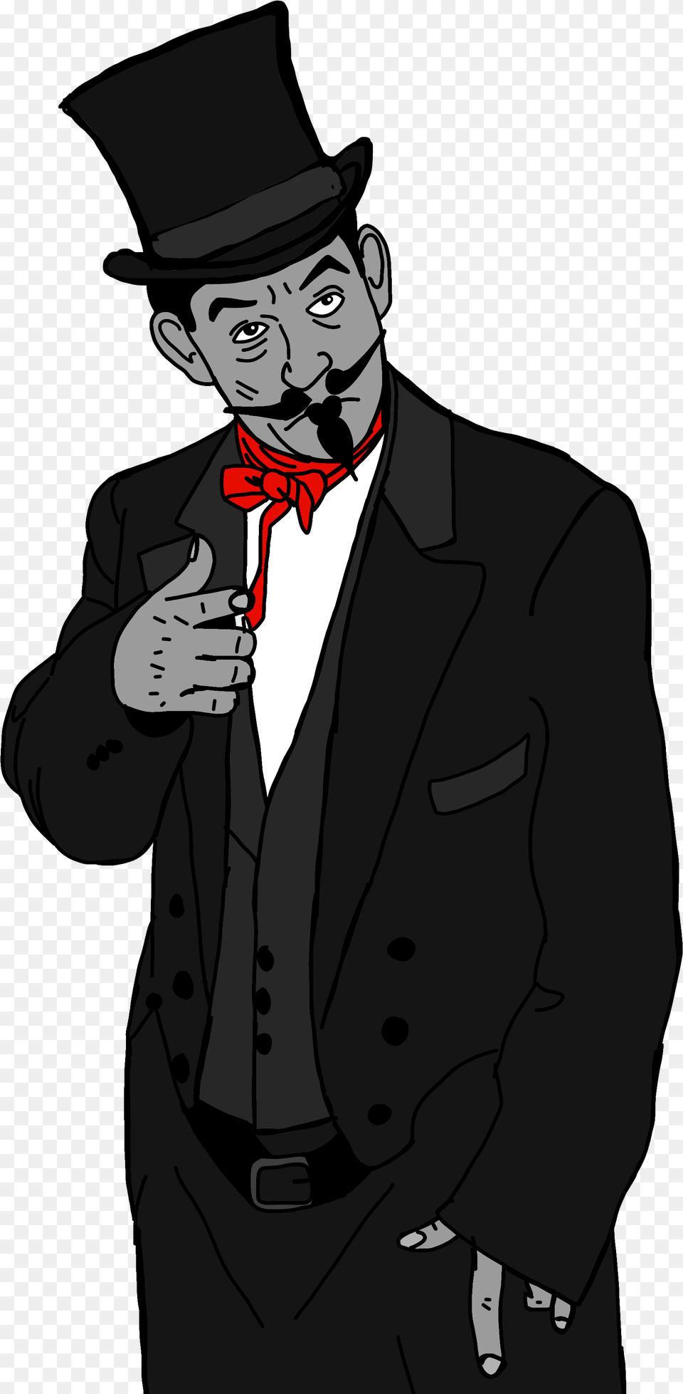 Black Amp White Movie Star Drawing Cartoon, Accessories, Tie, Clothing, Suit Free Png