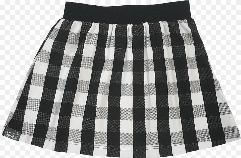 Black Amp White Plaid Skirt Black Plaid Skirt, Clothing, Miniskirt Free Png