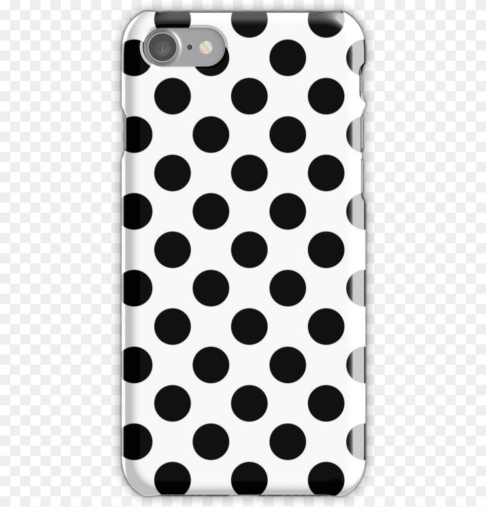 Black Amp White Polka Dots Iphone 7 Snap Case Polka Dot, Pattern, Toy, Polka Dot, Electronics Free Png Download