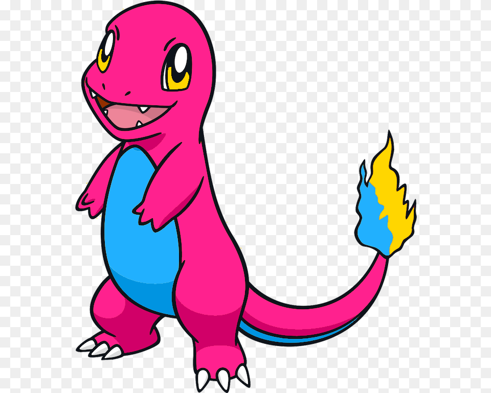 Black And Blue Charmander, Baby, Person Png Image