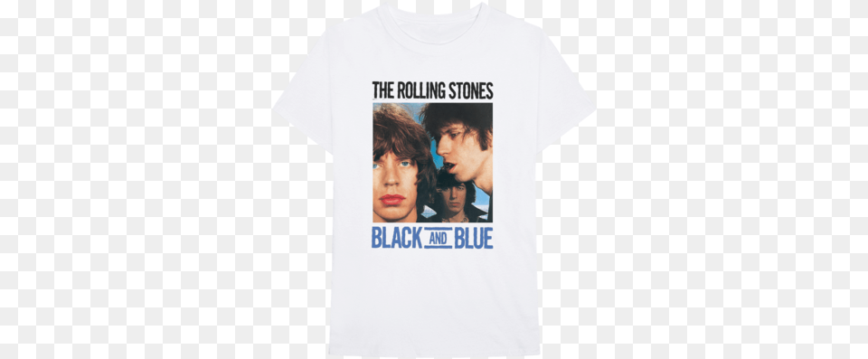 Black And Blue T Shirt Black And Blue By The Rolling Stones Cd Album, Clothing, T-shirt, Adult, Male Free Transparent Png