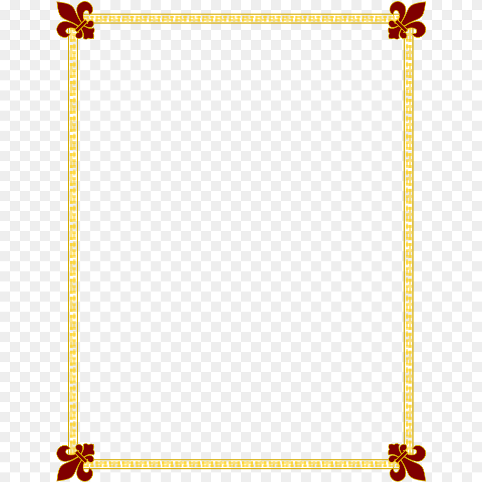 Black And Gold Border Clipart Png