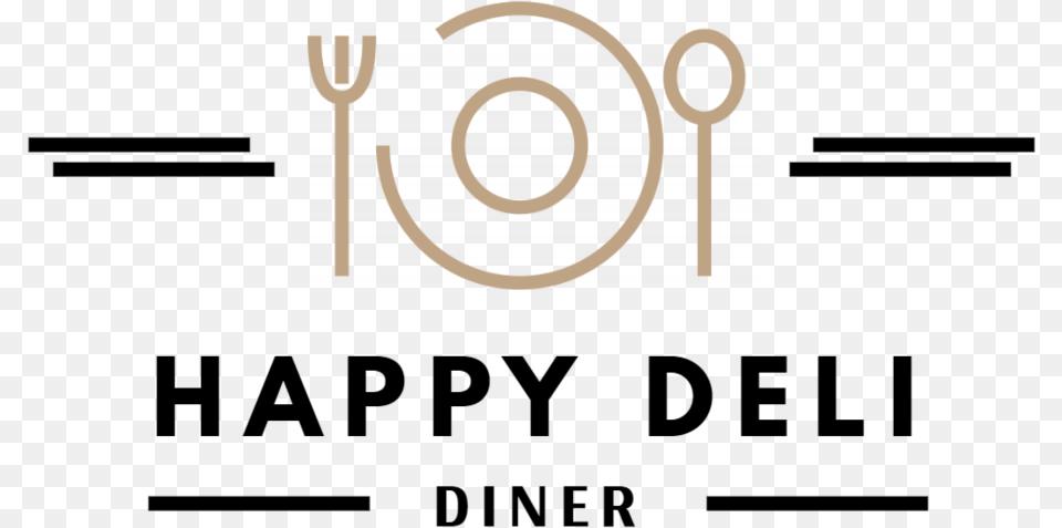 Black And Gold Restaurant Logo Parallel, Cutlery, Fork Free Png Download