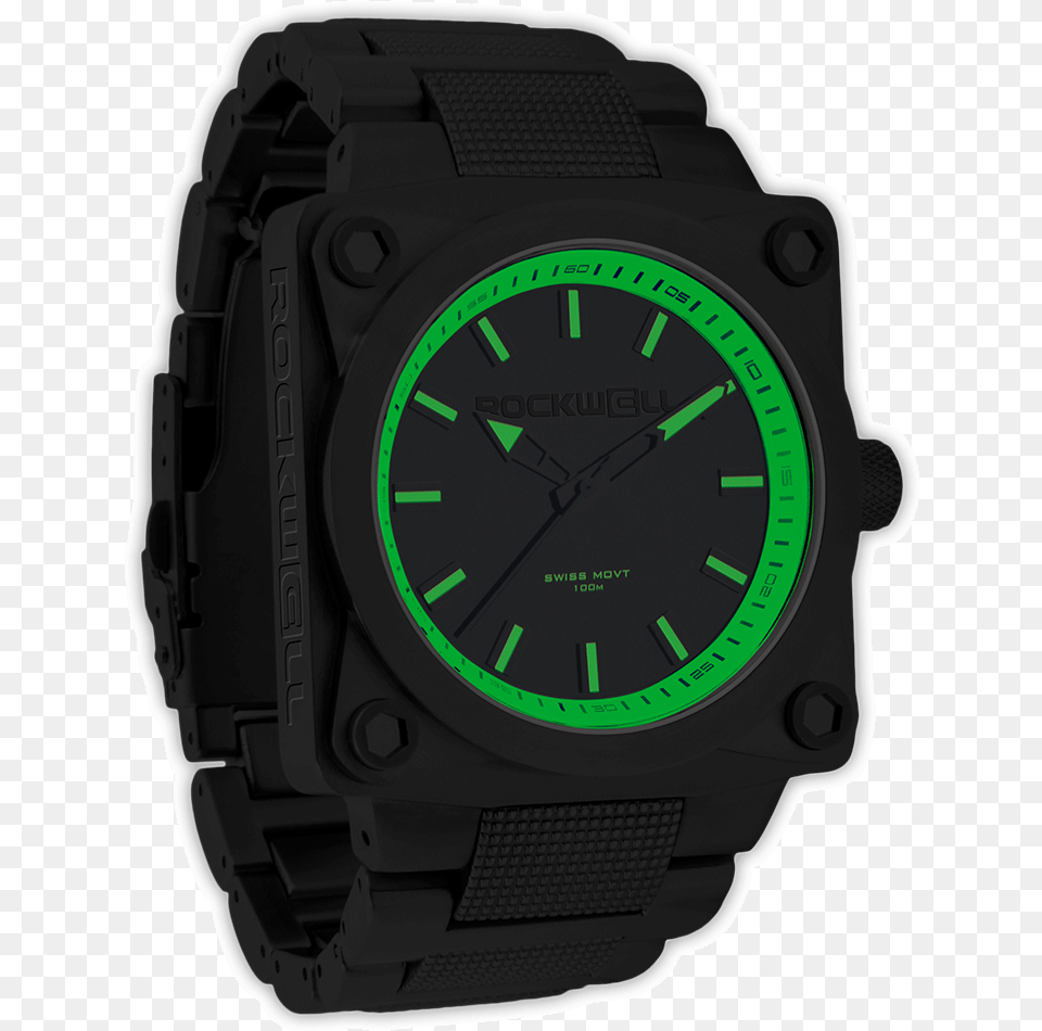 Black And Green Watch, Arm, Body Part, Person, Wristwatch Png