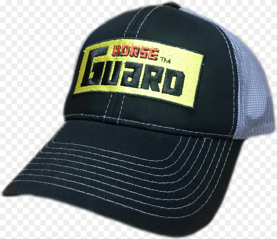 Black And Grey Mesh Snap Back Horse Guard Hat, Baseball Cap, Cap, Clothing Free Png Download