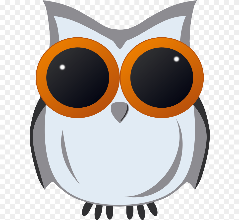 Black And Grey Owl Vector Graphic Clip Art, Accessories, Sunglasses, Goggles, Animal Free Png Download