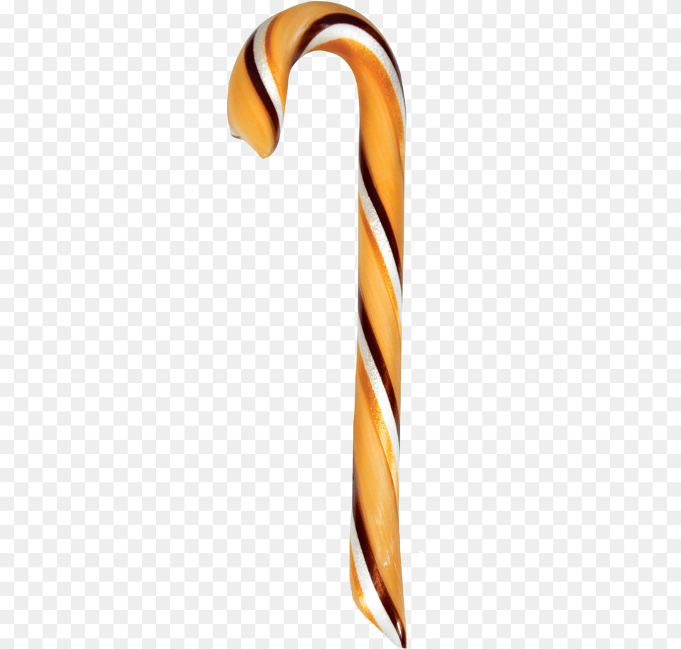 Black And Orange Candy Cane, Stick, Food, Sweets, Blade Free Png