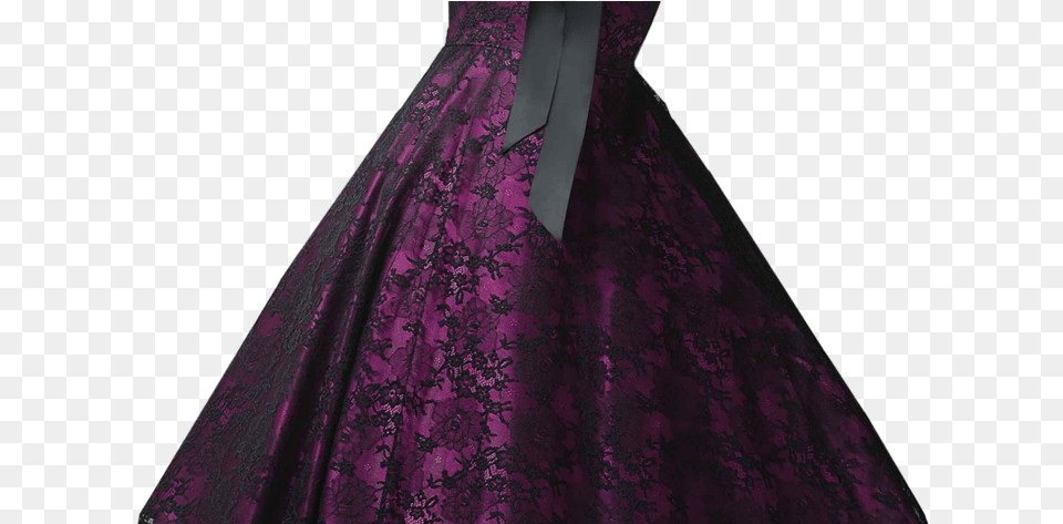 Black And Purple Wedding Dresses, Clothing, Dress, Fashion, Formal Wear Free Png Download