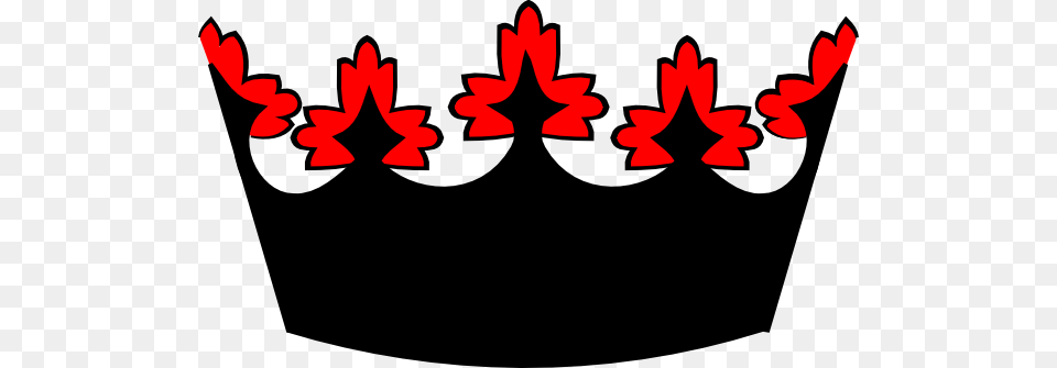Black And Red Crown Black Clip Art, Accessories, Leaf, Plant, Jewelry Free Png Download