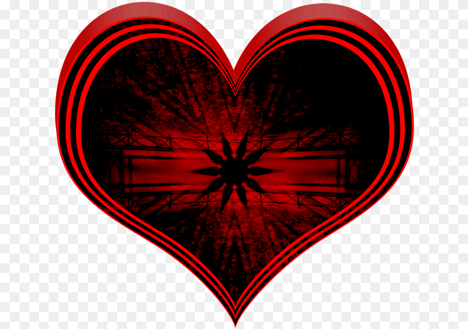 Black And Red Design, Heart, Light, Symbol Png