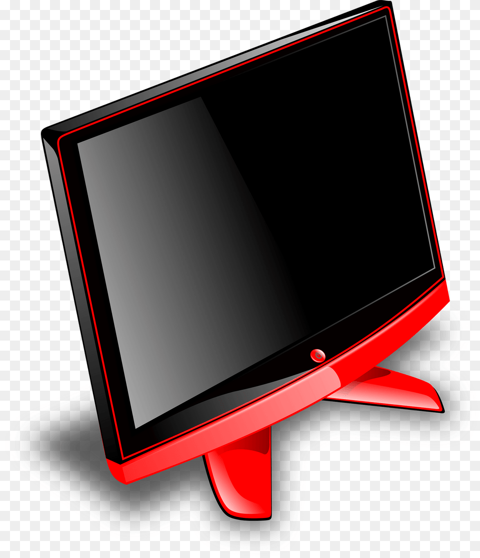 Black And Red Generic Gaming Lcd Clipart, Computer Hardware, Electronics, Hardware, Monitor Png