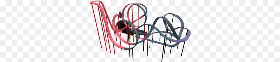 Black And Red Rollercoaster Aka The Redish Blaki Roblox Illustration, Bow, Weapon Free Png