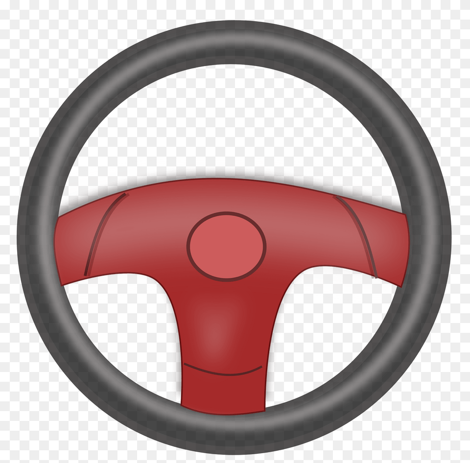 Black And Red Steering Wheel Clipart, Steering Wheel, Transportation, Vehicle Free Png Download
