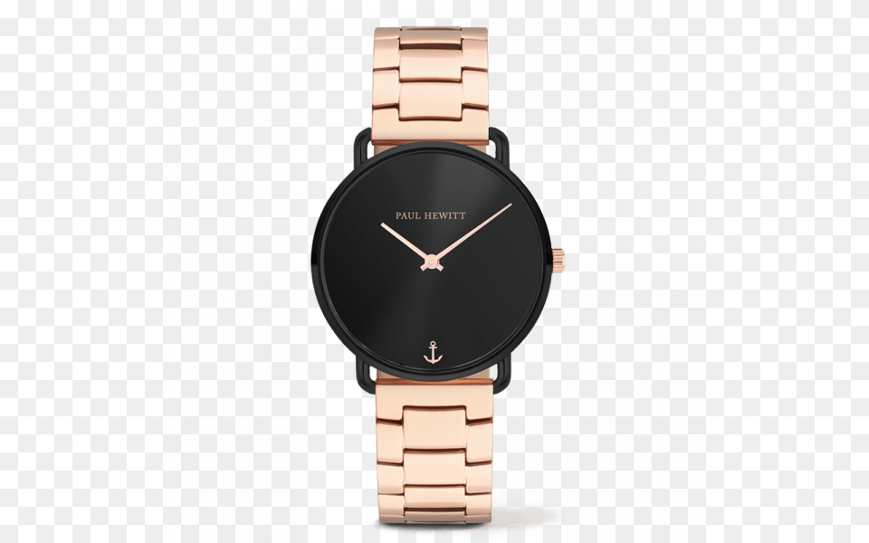 Black And Rose Gold Watch, Arm, Body Part, Person, Wristwatch Png