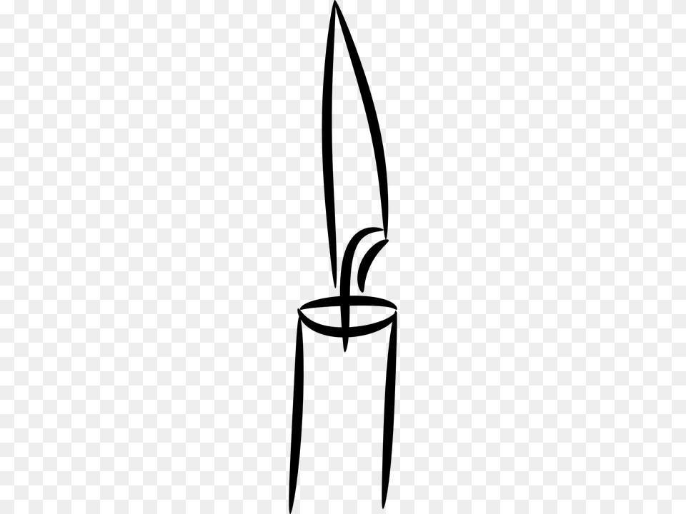 Black And White Advent Candle Clip Art Clipart Collection, Gray Free Transparent Png