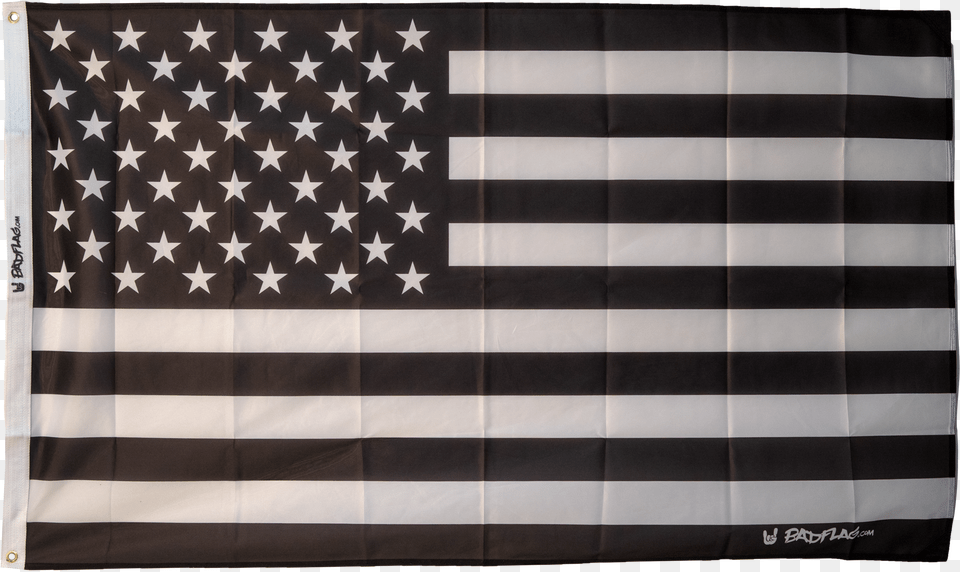 Black And White American Flag Free Transparent Png