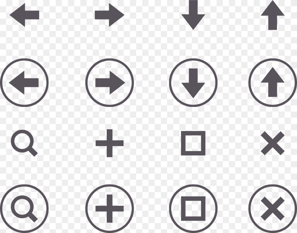 Black And White Arrow Plus Small Icon, Symbol Free Transparent Png