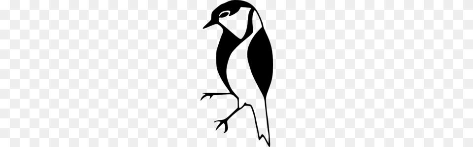 Black And White Bird Clip Art, Gray Free Png