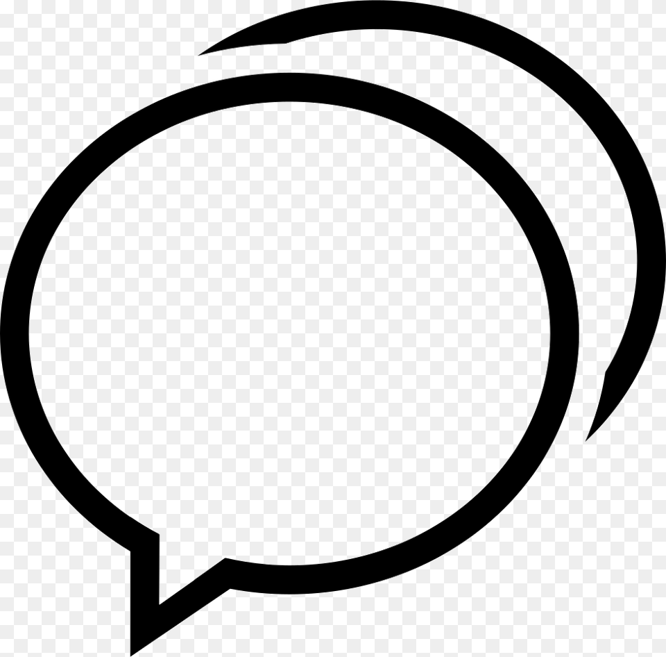 Black And White Black And White Speech Bubbles, Stencil, Sticker, Clothing, Hat Png