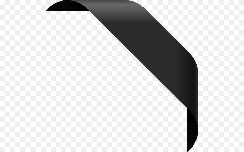 Black And White Black Ribbon Clip Art, Lighting Free Png Download