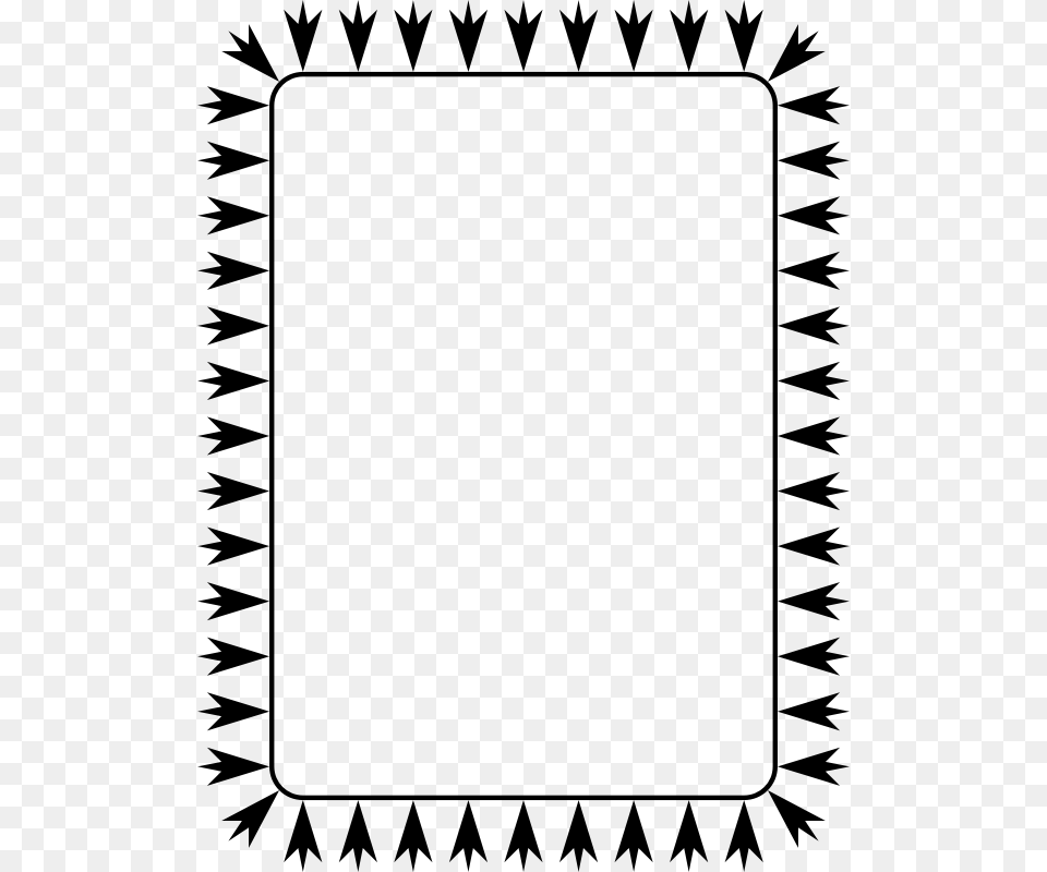 Black And White Border Zig Zag, Gray Png Image