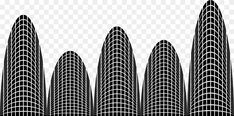 Black And White Building Computer Icons Abstract Art Monochrome, Gray Free Png Download