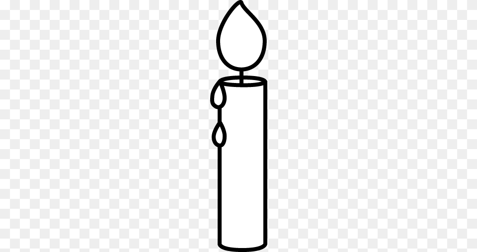 Black And White Candle Clipart, Lamp Free Png Download