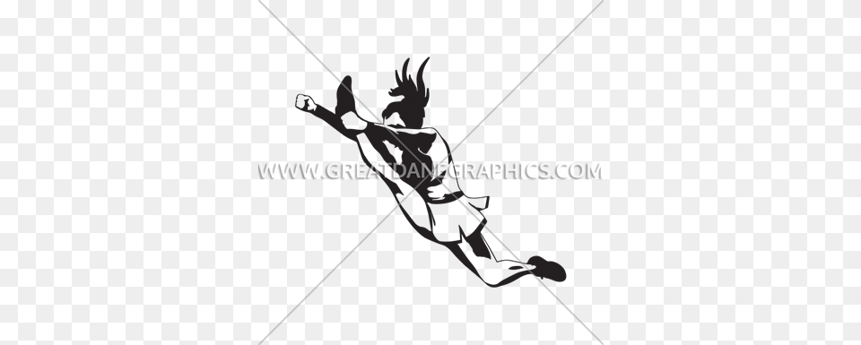 Black And White Cheer Kick Production Ready Artwork Cheerleader Jump Silhouette, Weapon, Bow Png