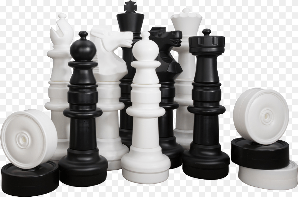 Black And White Chess Pieces Transparent, Game Free Png