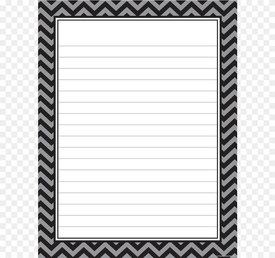 Black And White Chevron Border Hot Pink Chevron Border, Page, Text, Home Decor, Paper Free Png Download