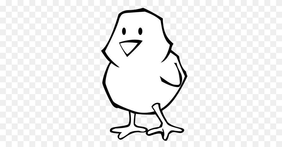 Black And White Chicken, Stencil, Face, Head, Person Free Transparent Png