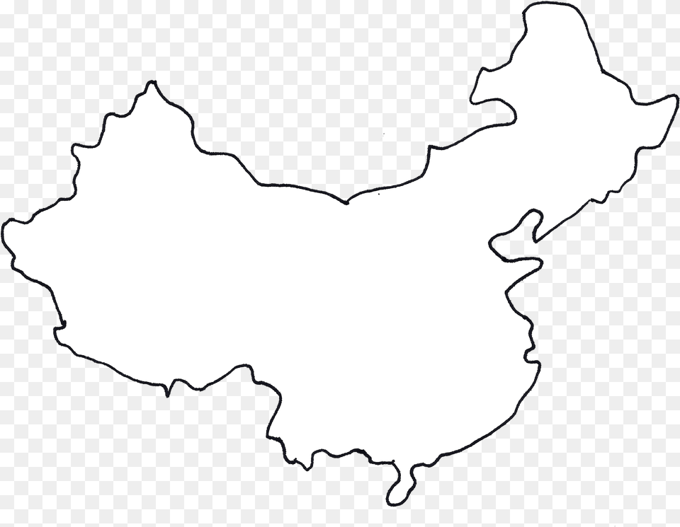 Black And White China Map China Map Black And White, Adult, Bride, Female, Person Png