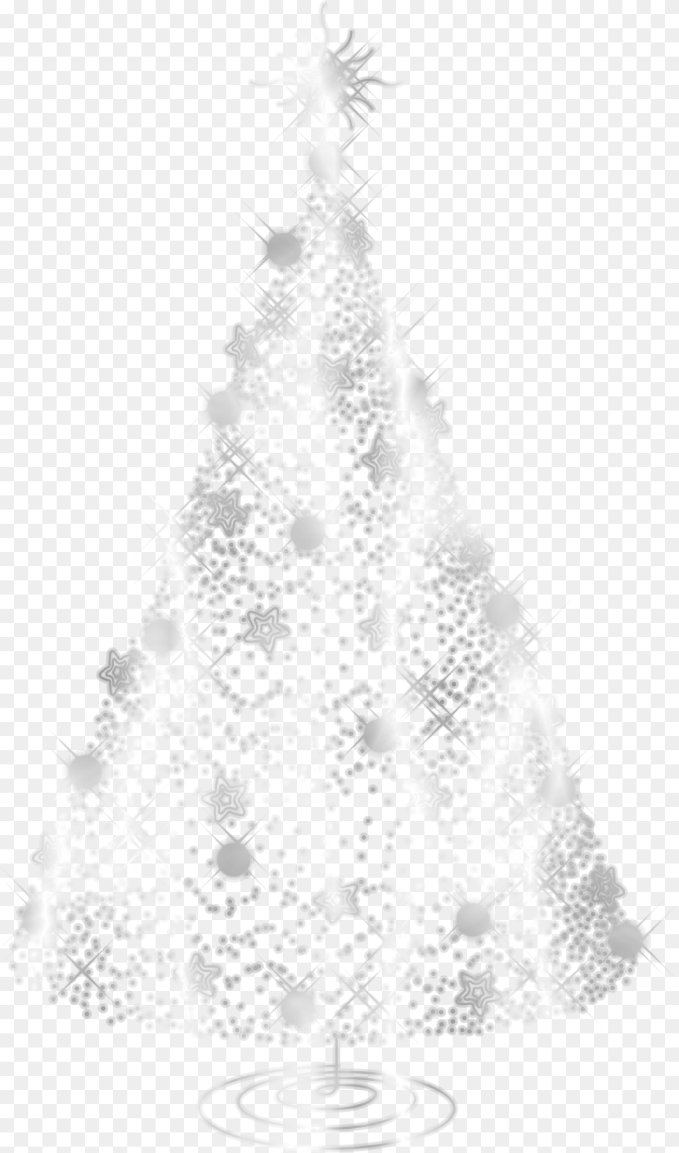 Black And White Christmas Ornament Clip Art Black And Glittering Of Christmas, Chandelier, Lamp, Christmas Decorations, Festival Png Image
