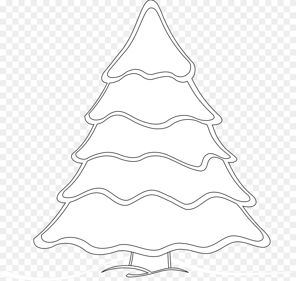 Black And White Christmas Tree Clipart White Christmas Tree Clipart, Christmas Decorations, Festival, Christmas Tree Free Transparent Png