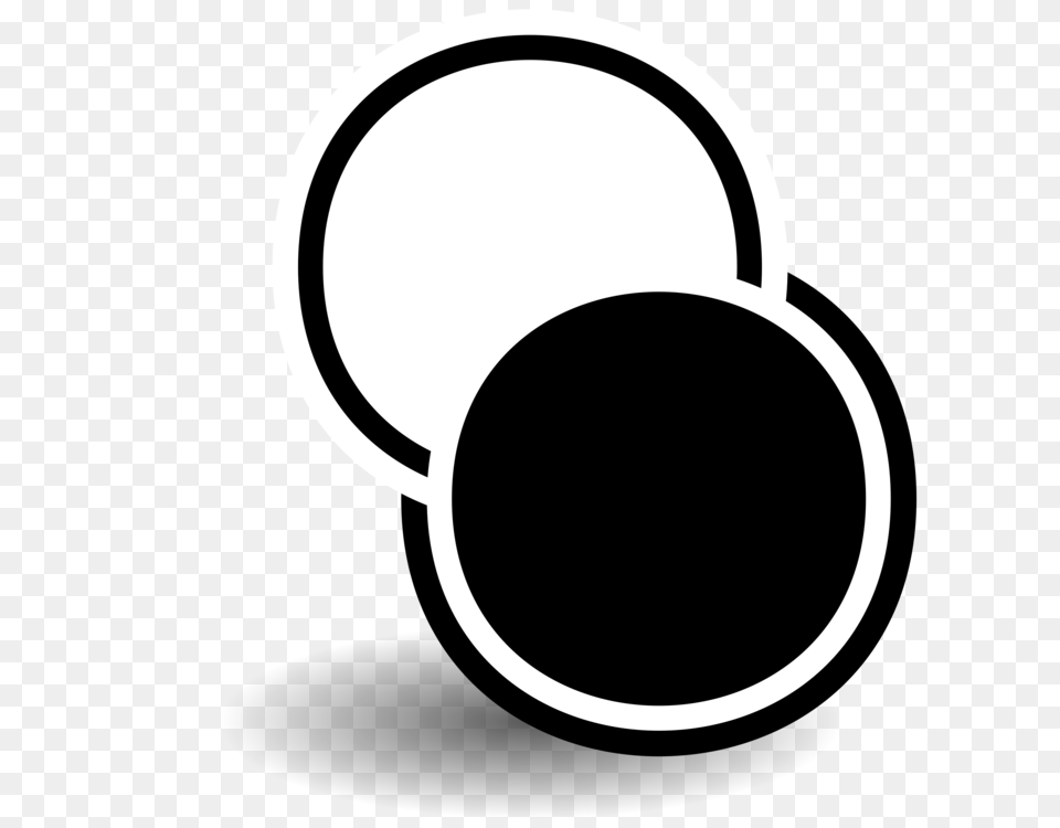 Black And White Circle Disk, Stencil, Lighting Free Transparent Png