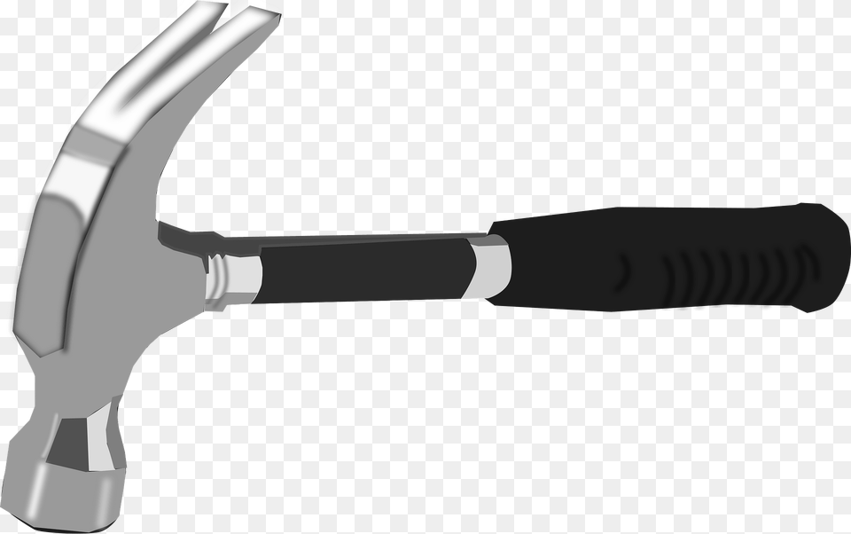 Black And White Claw Hammer Clipart, Device, Tool, Smoke Pipe Free Png Download