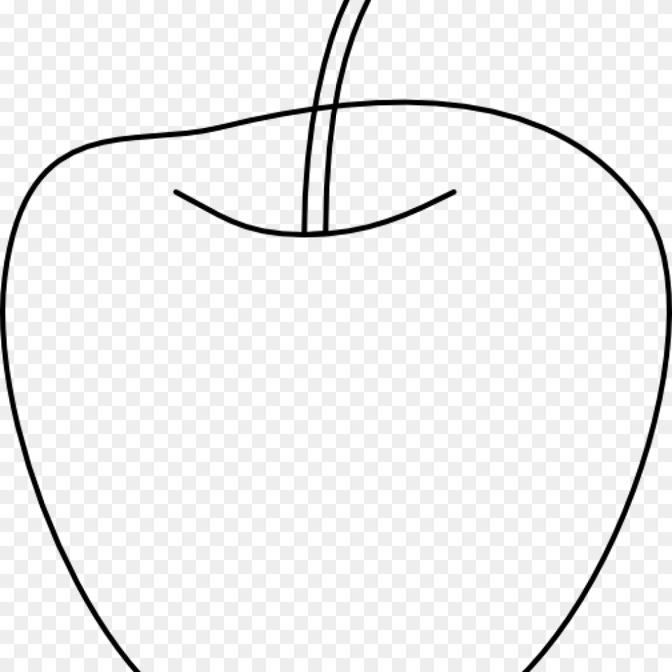Black And White Clip Art Apple Clipart Download, Gray Free Transparent Png