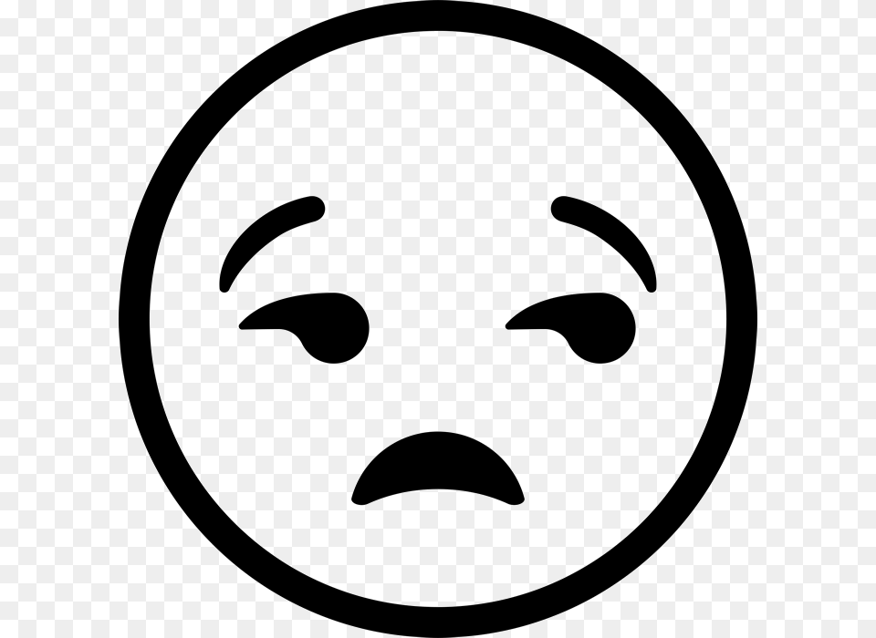 Black And White Clip Art Of Emojis, Stencil, Logo Free Transparent Png