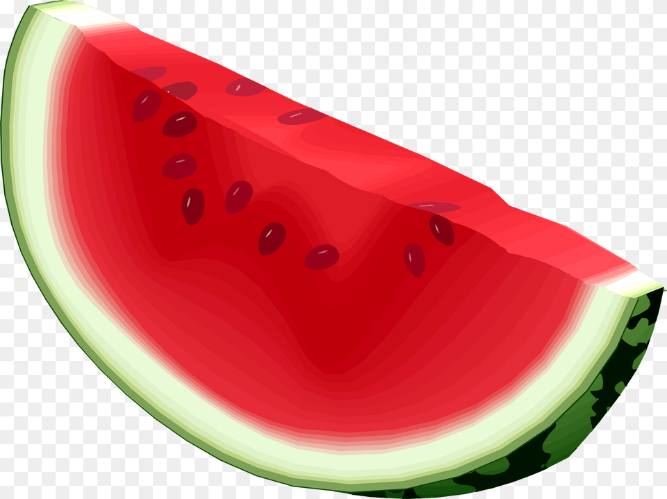 Black And White Clip Art Of Slice Of Watermelon, Food, Fruit, Plant, Produce Free Transparent Png