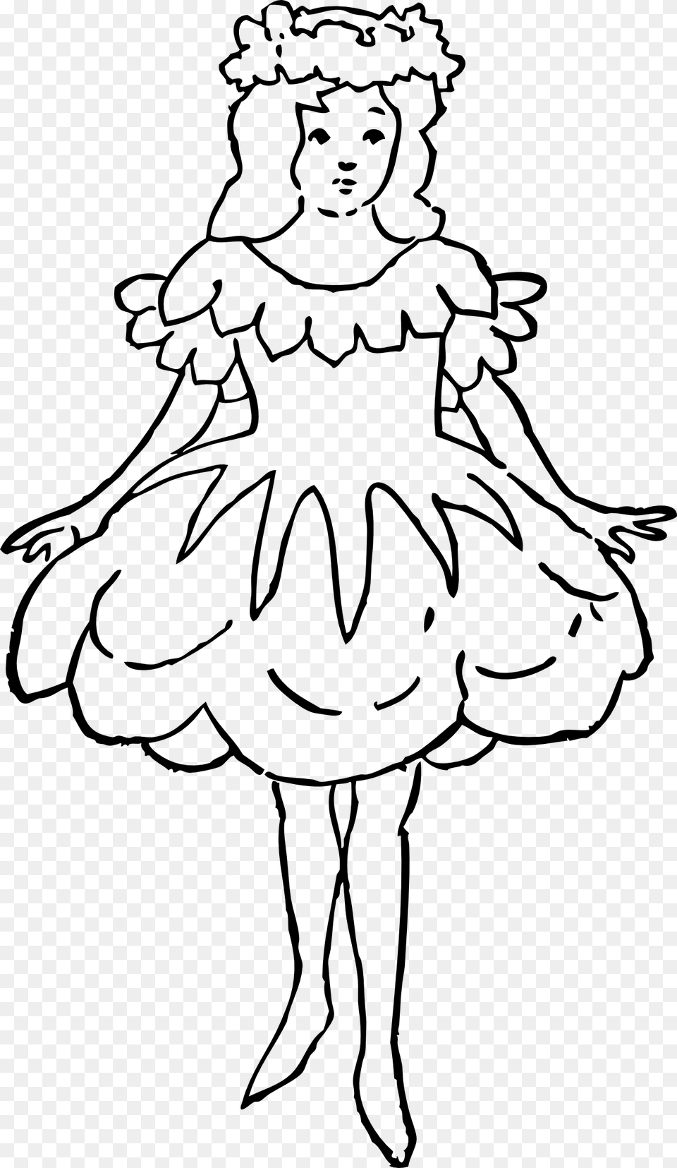 Black And White Clip Art Roses, Dancing, Leisure Activities, Person, Ballerina Free Png