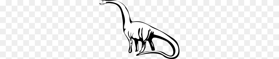 Black And White Clipart Dinosaur, Stencil, Animal, Reptile, Smoke Pipe Free Png Download