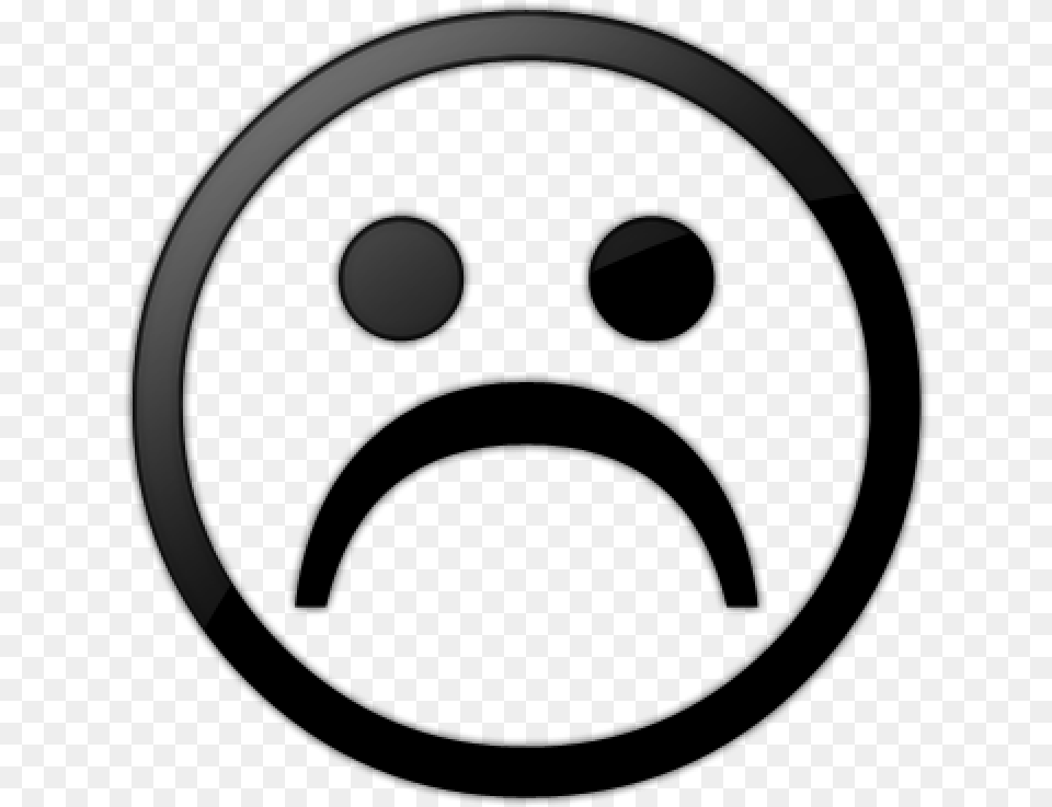 Black And White Clipart Of Sad Face, Appliance, Device, Electrical Device, Washer Free Png Download