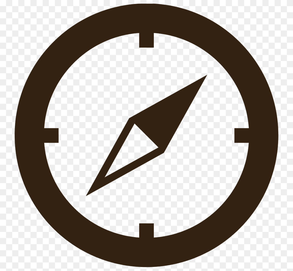 Black And White Compass, Disk Png Image