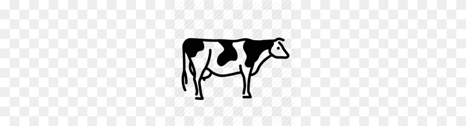 Black And White Cow Clip Art Clipart, Animal, Cattle, Livestock, Mammal Free Transparent Png