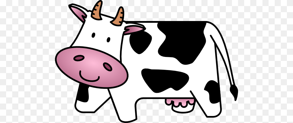 Black And White Cow Clip Art For Web, Animal, Cattle, Dairy Cow, Livestock Png