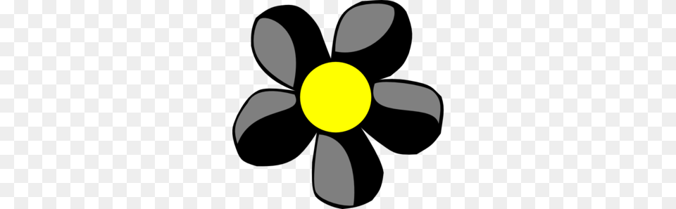 Black And White Daisy Clip Art, Machine, Propeller, Animal, Fish Free Png
