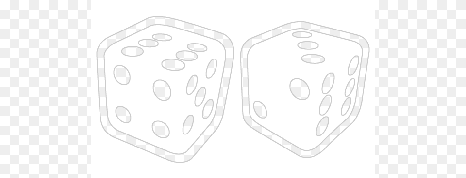 Black And White Dice Transparent Black And White Dice, Game Free Png Download