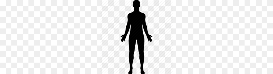 Black And White Digestion Clipart, Silhouette, Person Free Transparent Png
