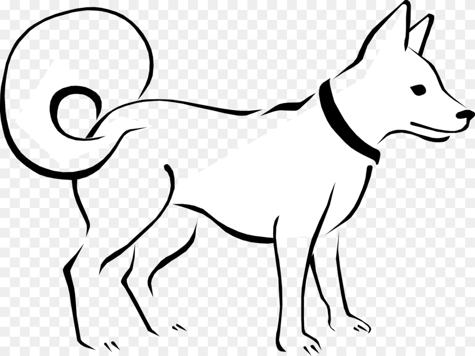 Black And White Dog Stock Dog Drawing Black And White, Stencil, Animal, Bear, Mammal Free Png