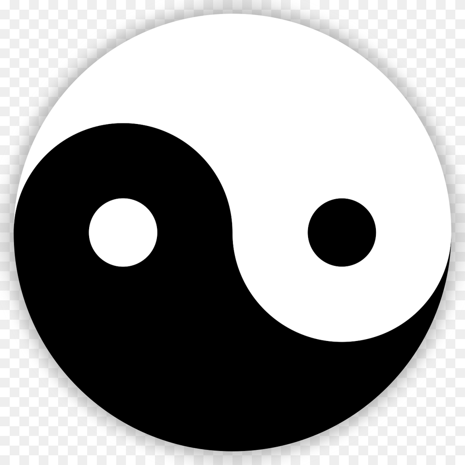 Black And White Dot Symbol, Disk Free Png